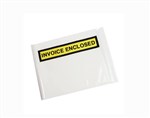 Envelope Self Adhesive INVOICE ENCLOSED White 150 X 115mm Pk1000