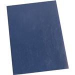 Gbc Binding Cover Leathergrain A4 Pack 100 Blue