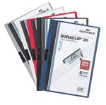 Durable Duraclip Document File 22000 A4 30 Sheet Capacity Dark Blue
