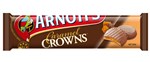 Arnotts Biscuits Chocolate Caramel Crowns 200g