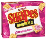 Arnotts Biscuits Shapes Cheese And Bacon 180g