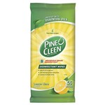 Pine O Cleen Wipes Surface Antibacterial Lemon 45 Pack