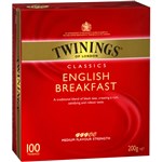 Twinings Tea Bags English Breakfast Pack 100