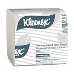 Kleenex Toilet Tissue 4322 Soft Interleaved 250 Sheets Ctn36