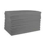 Duwell Heavy Duty General Purpose Absorbent Pads 400 X 500mm 350gsm Grey 100 Pk