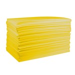 Duwell Hazardous Chemical Absorbent Pads 350gsm 400 X 500mm Yellow 100 Pk
