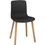 Acti 4T Side Chair With Dowel Legs Black