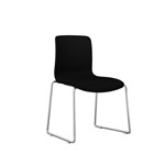 Acti 4S Side Chair With Sled Base Black