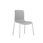 Acti 4C Side Chair With Chrome Leg Base Grey