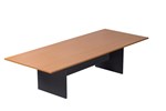Rapid Boardroom Table 3200X1200X730Mm 2 Piece Top BeechIronstone