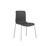 Acti 4C Side Chair With Chrome Leg Base Charcoal