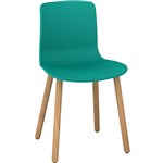 Acti 4T Side Chair With Dowel Legs Teal