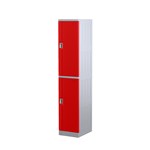 Locker 2 Door Abs Plastic 1940Hx380Wx500D Red