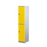 Locker 2 Door Abs Plastic 1940Hx380Wx500D Yellow