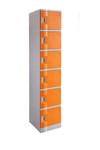 Locker 6 Door Abs Plastic 1940Hx380Wx500D Orange
