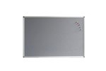 Rapid Pinboard 1500X900 Aluminium Frame With Conceled Corners Grey