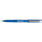 Artline 200 Fineliner Pen 04mm Box 12 Blue