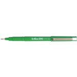 Artline 200 Fineliner Pen 04mm Box 12 Green