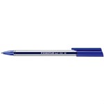 Staedtler Ballpoint Pen 432 Triangluar Medium Point 1mm Pack 10 Blue