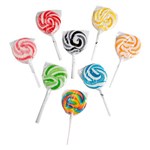 Medium Candy Lollipops  Mixed Colours