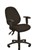 General Task Chair 120Kg With Arms Black