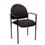 Ys11A Visitor Fabric Stacking Chair With Arms Black