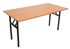 Rapid Folding Table Steel Black Frame 1800X900 Beech Top
