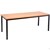 Rapid Meeting Table Steel Frame 1500Wx750Dx730Mm Black Legs BeechBlack