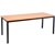Rapid Meeting Table Steel Frame 1800Wx750D730Hmm Black Legs BeechBlack