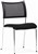 Visitor Chair Swan Mesh Back Black Fabric Seat Chrome Frame And Legs WA Only 