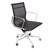 Rapid Wm600 Mesh Boardroom Chair Chrome Base Black