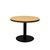 Rapid Round Coffee Table 600Mm Black Base 425H Beech Top