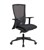 Domino 2 Task Chair Mesh High Back Adjustable Arms Seat Slide Black Fabric