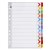 Marbig Dividers Manilla A4 112 Tab Reinforced Multi Colour