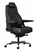 Maverick 247 Controller Chair Black Leather Aluminium Base