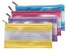 Stat Pencil Case Fashion PVC Mesh Zip 228 X 114mm Assorted Colours