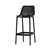 Aire Stool 750mmh UV Stable Polypropylene Black Available to WA Customers Only