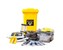 Duwell General Purpose Spill Kit 240L with Yellow Wheelie Bin 