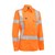 Akurra Womens HiVis Long Sleeve Rail XBack Taped Shirt 145gsm Biomotion Orange