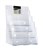 Deflecto Brochure Holder 77441 Free Standing A4 4 Tier Clear