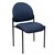 Ys11B Visitor Fabric Stacking Chair No Arms Blue