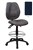 Sabina Ys43D Drafting Chair High Back Blue