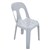Rapid Chair Pipee Heavy Duty Plastic Polyproylene Grey