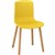 Acti 4T Side Chair With Dowel Legs Yellow