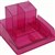 Italplast Desk Organiser I35 Plastic Tint Pink