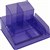 Italplast Desk Organiser I35 Plastic Tint Purple