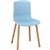 Acti 4T Side Chair With Dowel Legs Pale Blue