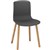 Acti 4T Side Chair With Dowel Legs Charcoal