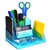 Italplast Desk Organiser I35 Plastic Neon Blue